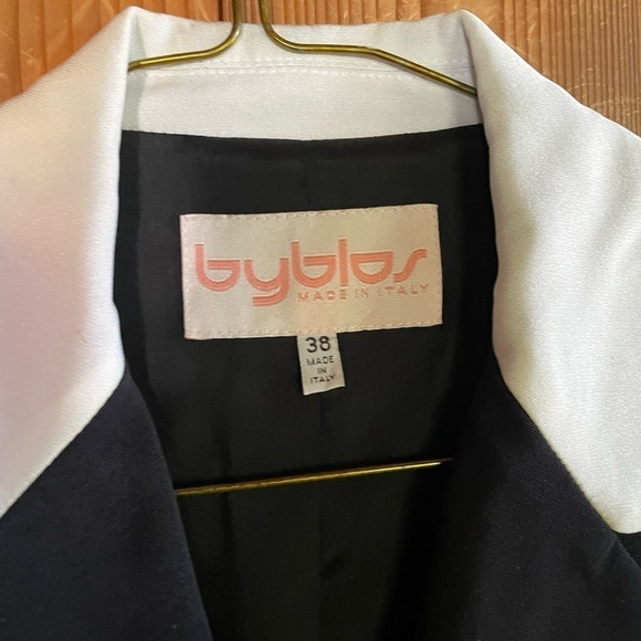 Byblos Italy Vogue 90s Blazer Suit Jacket - Picture 3 of 4